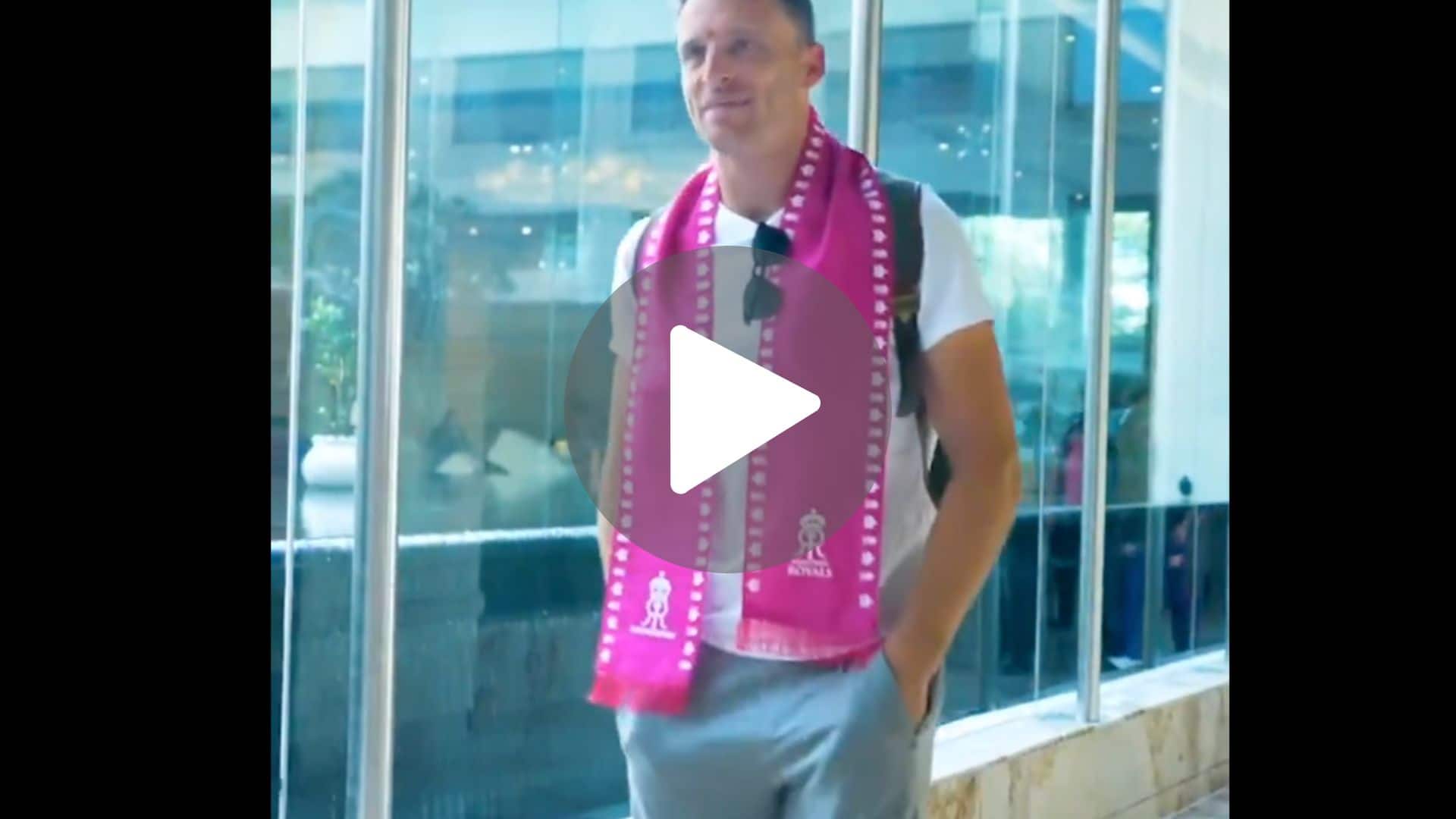 [Watch] Jos Buttler Turns Salman Khan; Makes Savage Entry To RR Camp For IPL 2024